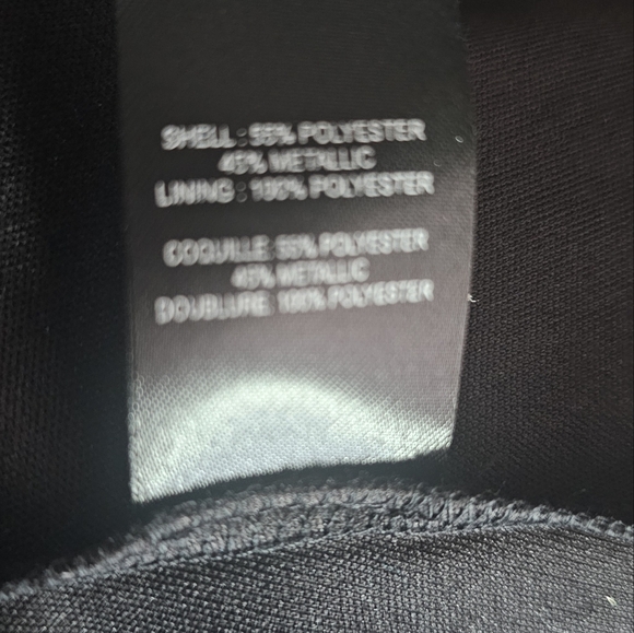 Ramy Brook Metallic Stripe Long Sleeve Belted Mini Dress Sz L - Picture 14 of 15